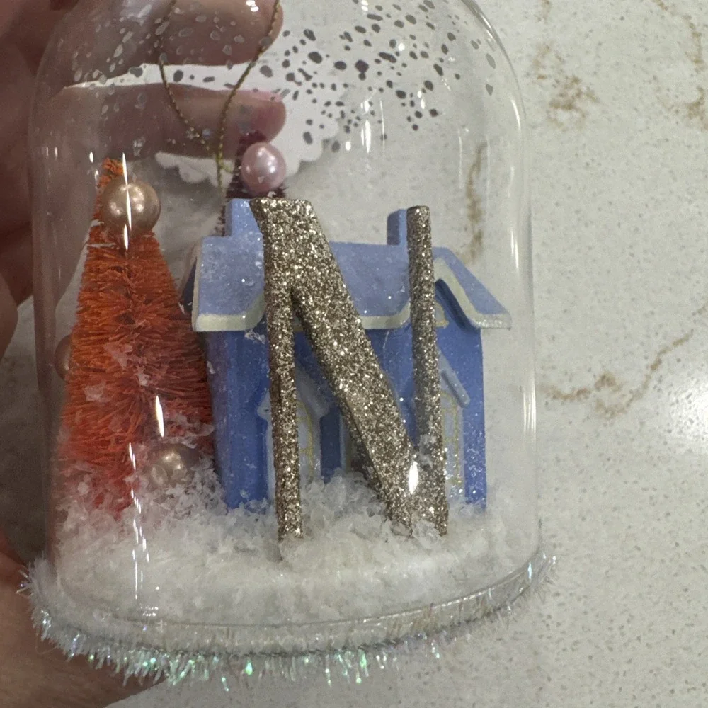 Anthropologie snowglobe scene